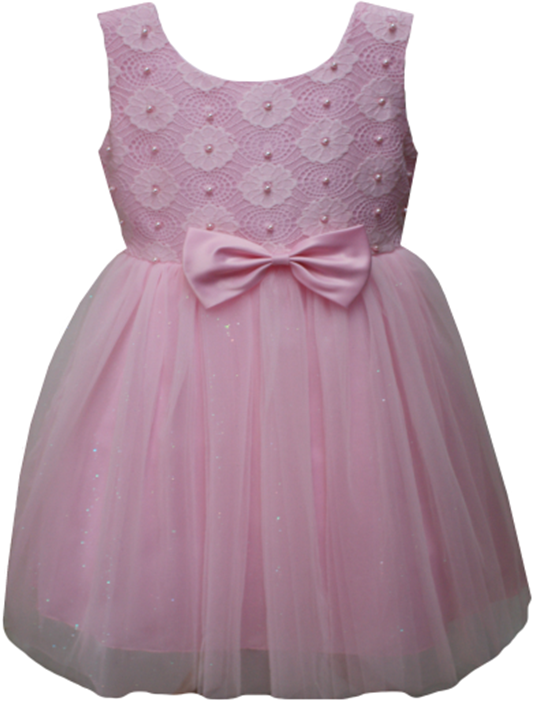 Girls Fancy Dress in Pink #0232301