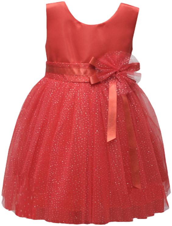 Girls Fancy Dress in Red #0232350