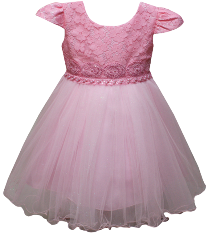 Girls Fancy Dress in Pink #0232355