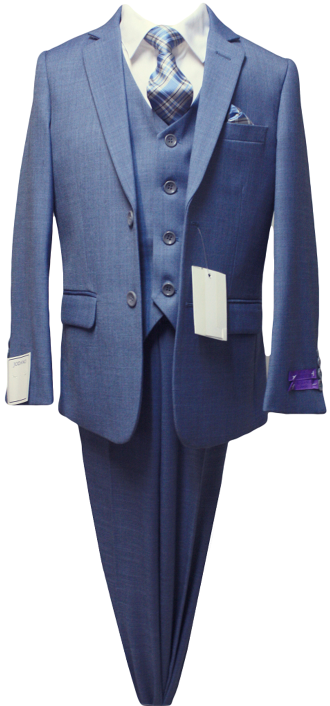 JODANO Boys 5 Piece Suit in New Blue #2121207