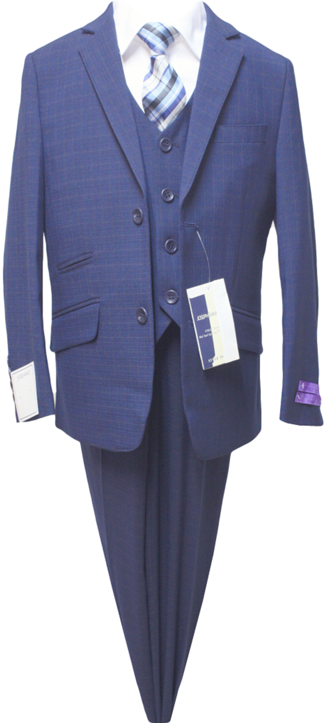 JODANO Boys 5 Piece Suit in New Blue #2121209