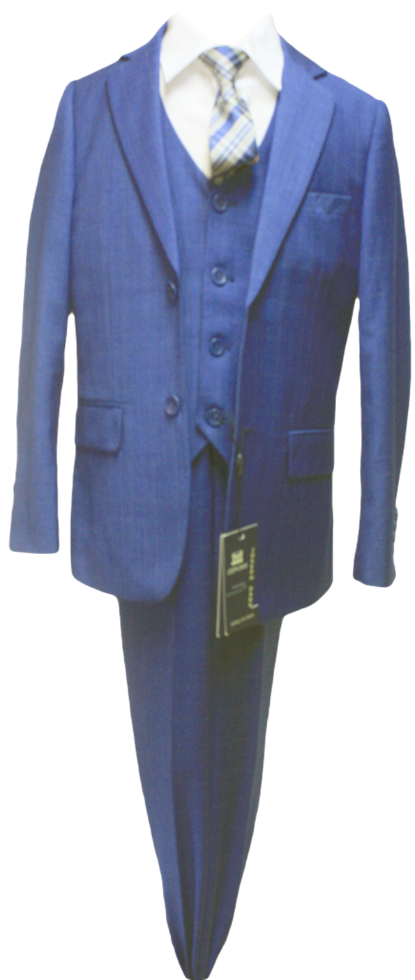 JODANO Boys 5 Piece Suit in New Blue #2121216