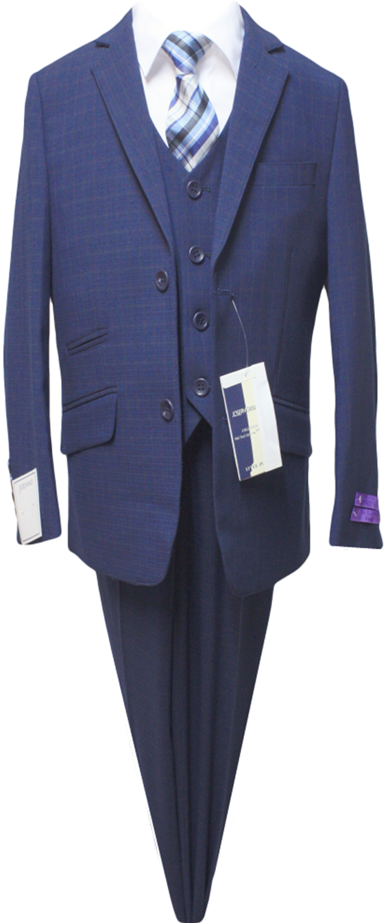 JODANO Boys 5 Piece Suit in Navy #2121216