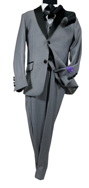 JODANO Boys 5 Piece Suit in Light Gray #2121222