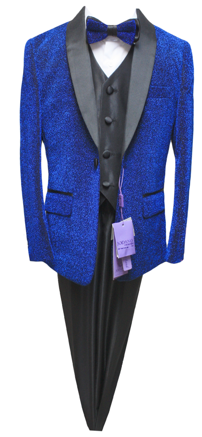 JODANO Boys 5 Piece Suit in Royal Blue #2121468