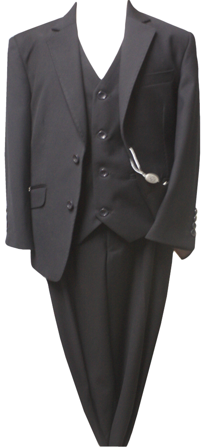 JODANO Boys 3 Piece Suit Slim in Navy #2131304S