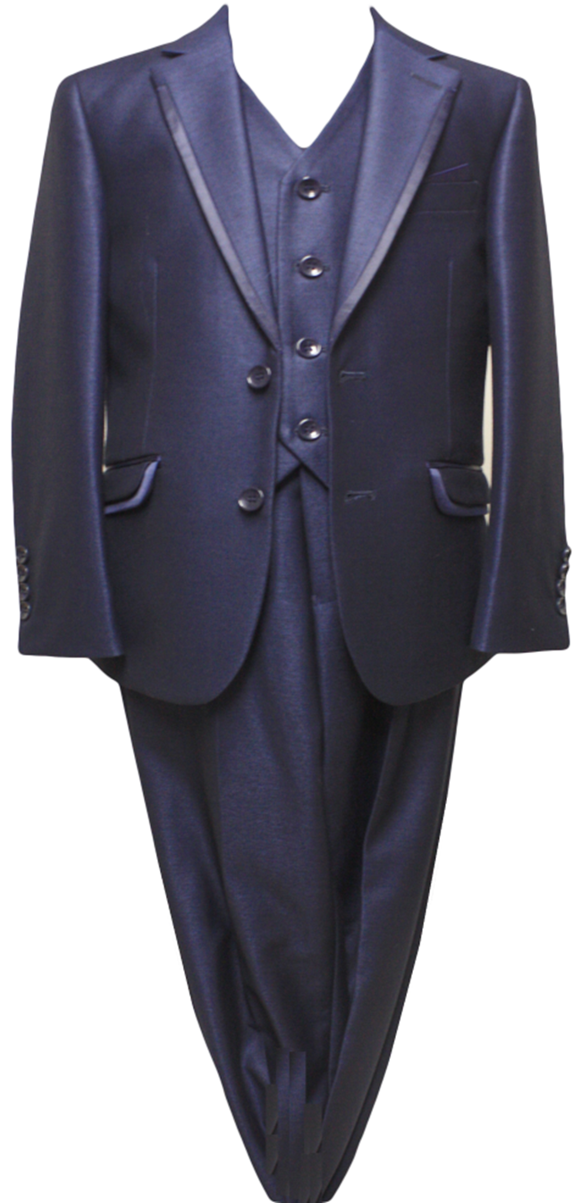 JODANO Boys 3 Piece Suit in Navy #2131336