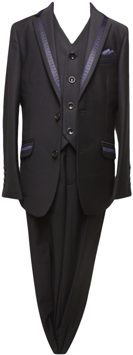 JODANO Boys 3 Piece Suit in Navy #2131337