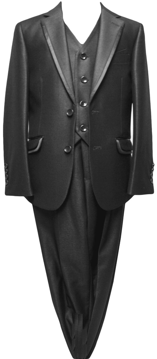 JODANO Boys 5 Piece Suit in Black #2931336-1