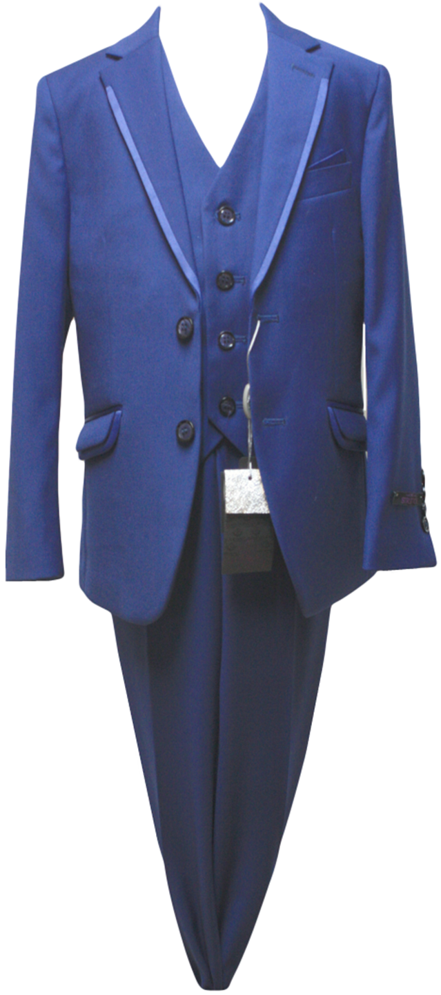 JODANO Boys 5 Piece Suit in New Blue #2931336-1