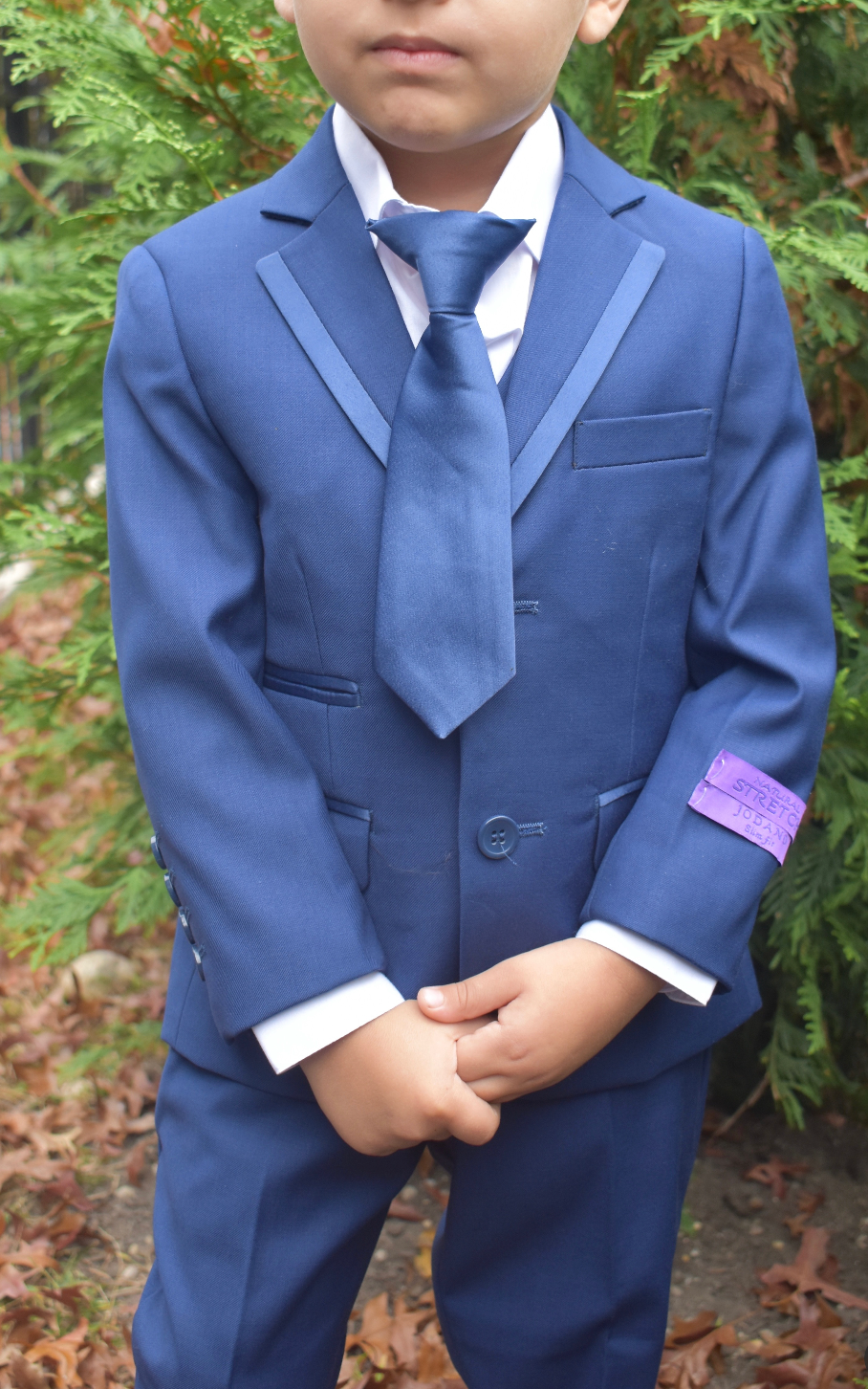 JODANO Boys 5 Piece Suit in New Blue #2121221